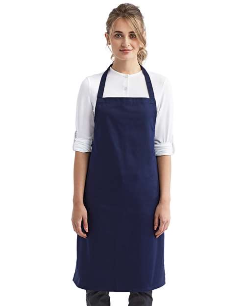Organic Cotton Bib Apron - Navy