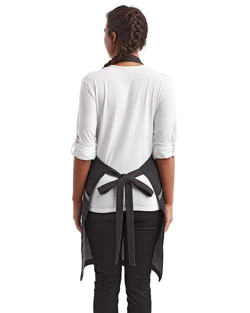 Regenerate Recycled Bib Apron - Black Denim