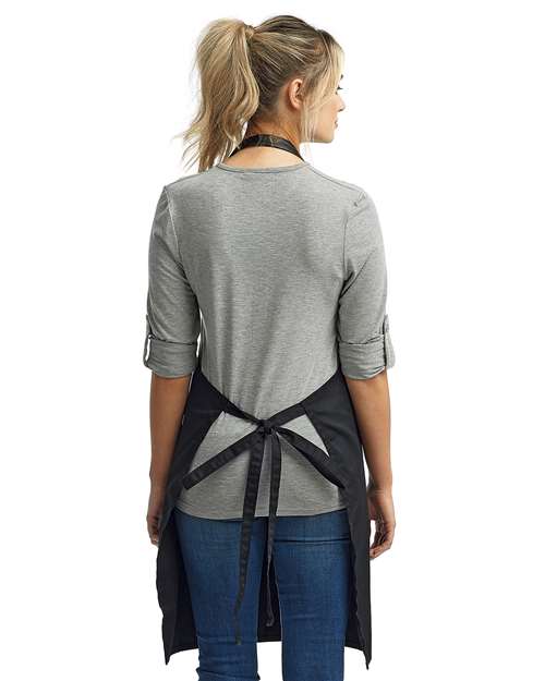 Espresso Bib Apron - Black/ Black