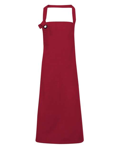 Calibre Heavy Cotton Canvas Bib Apron - Burgundy