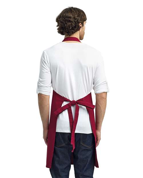 Calibre Heavy Cotton Canvas Bib Apron - Burgundy