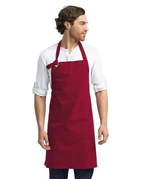 Calibre Heavy Cotton Canvas Bib Apron - Burgundy
