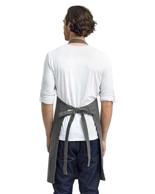 Calibre Heavy Cotton Canvas Bib Apron - Dark Grey