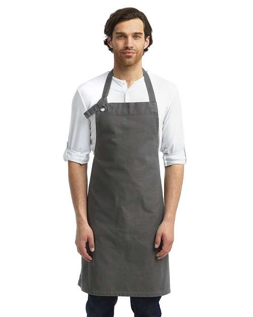 Calibre Heavy Cotton Canvas Bib Apron - Dark Grey