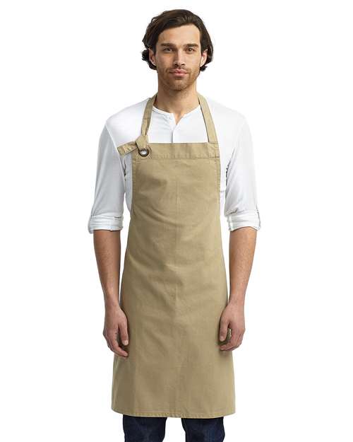 Calibre Heavy Cotton Canvas Bib Apron - Khaki