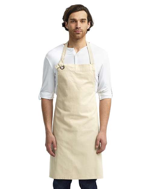 Calibre Heavy Cotton Canvas Bib Apron - Natural
