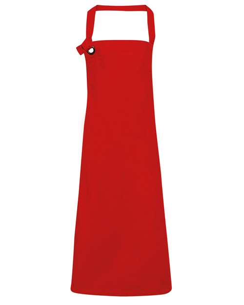 Calibre Heavy Cotton Canvas Bib Apron - Red