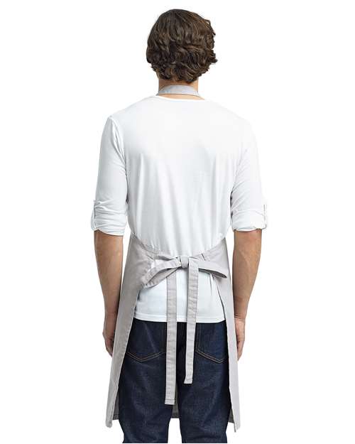 Calibre Heavy Cotton Canvas Bib Apron - Silver