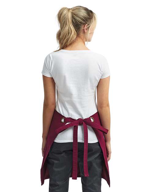 Calibre Heavy Cotton Canvas Waist Apron - Burgundy