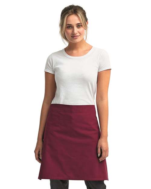 Calibre Heavy Cotton Canvas Waist Apron - Burgundy