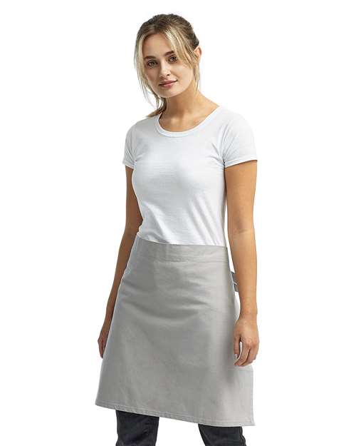 Calibre Heavy Cotton Canvas Waist Apron - Silver