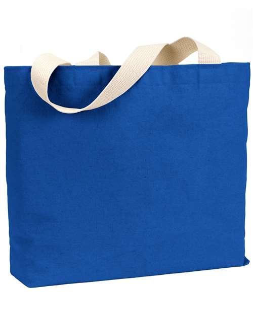 USA-Made Canvas Jumbo Tote Bag - Royal