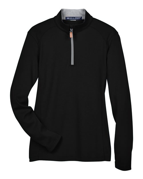 Women's DRYTEC20™ Performance Quarter-Zip Pullover - Black/ Grey Heather/ Graphite