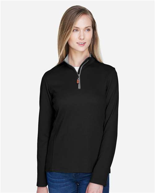 Women's DRYTEC20™ Performance Quarter-Zip Pullover - Black/ Grey Heather/ Graphite