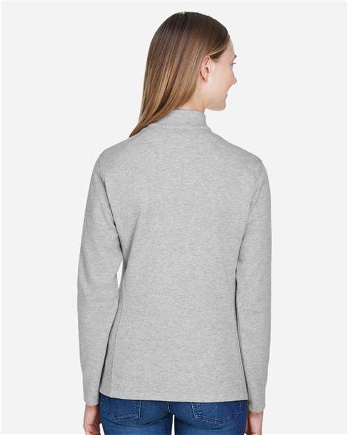 Women's DRYTEC20™ Performance Quarter-Zip Pullover - Grey Heather/ Grey H/ French Blue