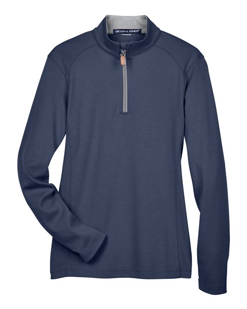 Women's DRYTEC20™ Performance Quarter-Zip Pullover - Navy/ Grey Heather/ Graphite