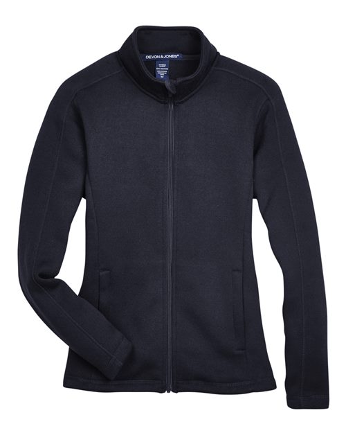 Women's Bristol Full-Zip Sweater Fleece Jacket - Black