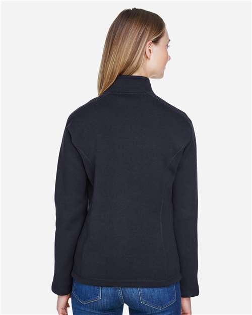 Women's Bristol Full-Zip Sweater Fleece Jacket - Black