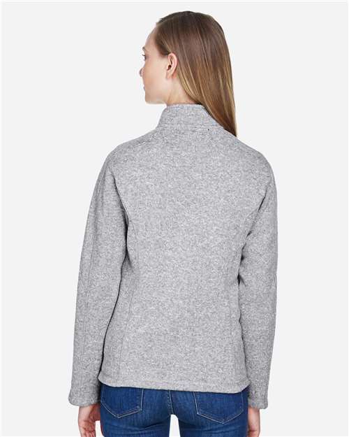 Women's Bristol Full-Zip Sweater Fleece Jacket - Grey Heather