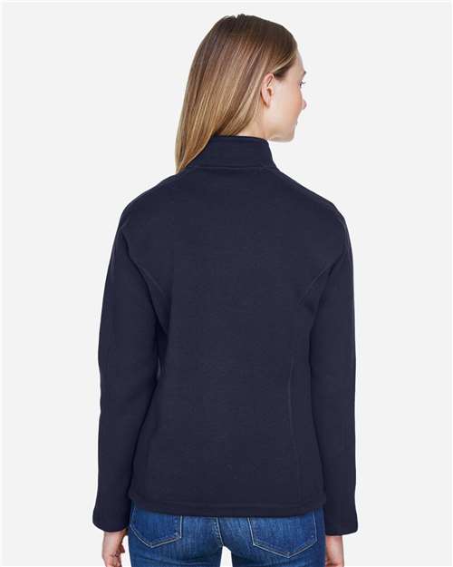 Women's Bristol Full-Zip Sweater Fleece Jacket - Navy