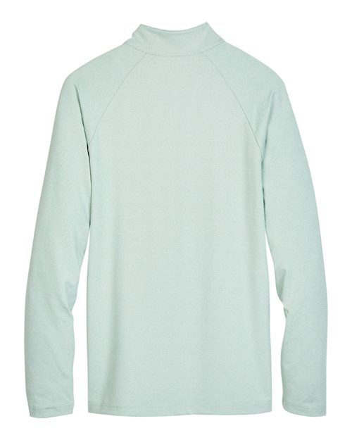Men's CrownLux Performance® Clubhouse Micro-Stripe Quarter-Zip Pullover - Kelly Green