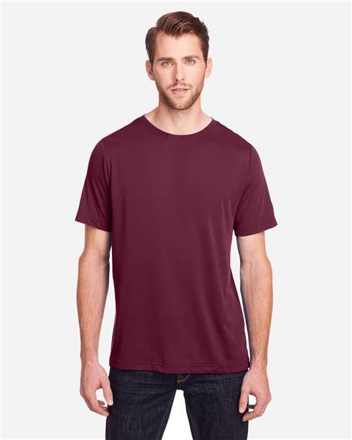 Unisex Fusion ChromaSoft™ Performance T-Shirt - Burgundy