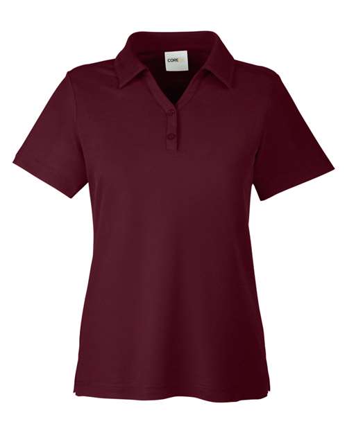 Women's Fusion ChromaSoft™ Pique Polo - Burgundy
