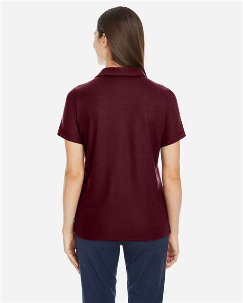 Women's Fusion ChromaSoft™ Pique Polo - Burgundy