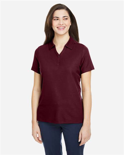 Women's Fusion ChromaSoft™ Pique Polo - Burgundy