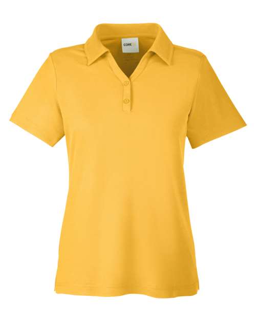 Women's Fusion ChromaSoft™ Pique Polo - Campus Gold