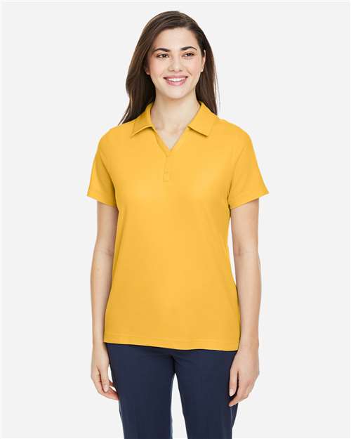 Women's Fusion ChromaSoft™ Pique Polo - Campus Gold