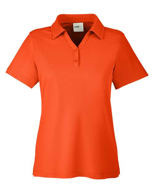 Women's Fusion ChromaSoft™ Pique Polo - Campus Orange