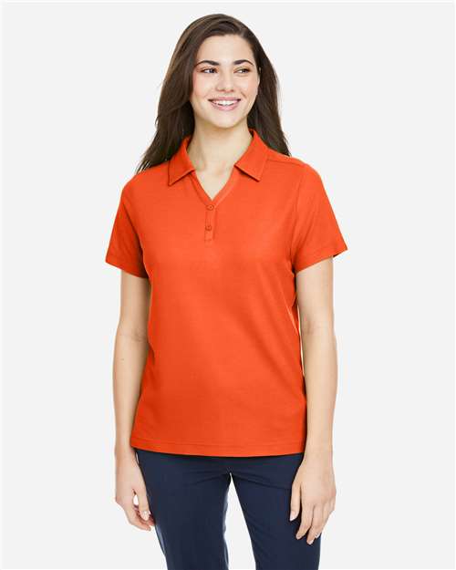 Women's Fusion ChromaSoft™ Pique Polo - Campus Orange