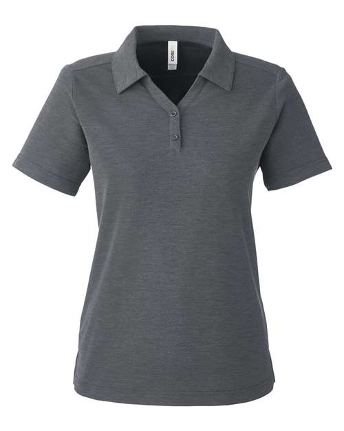 Women's Fusion ChromaSoft™ Pique Polo - Carbon Heather