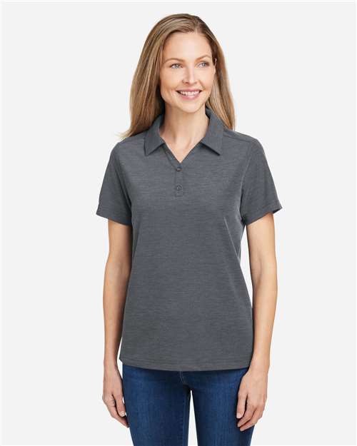 Women's Fusion ChromaSoft™ Pique Polo - Carbon Heather