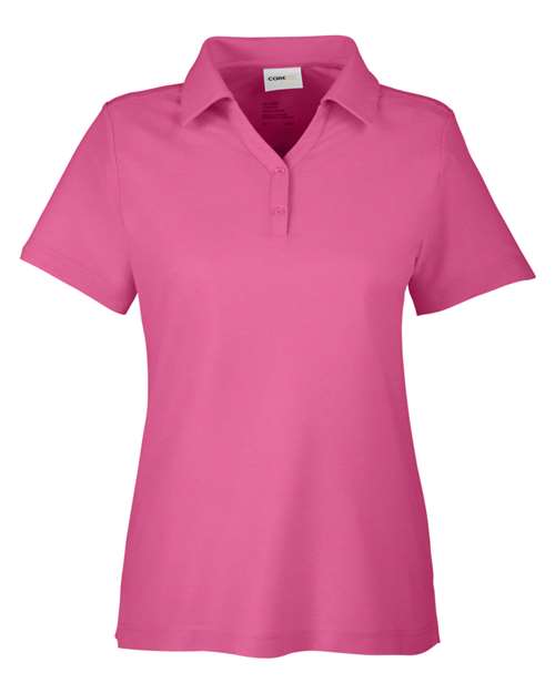 Women's Fusion ChromaSoft™ Pique Polo - Charity Pink