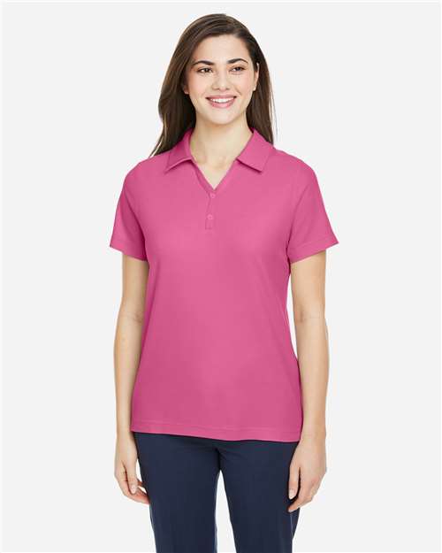 Women's Fusion ChromaSoft™ Pique Polo - Charity Pink