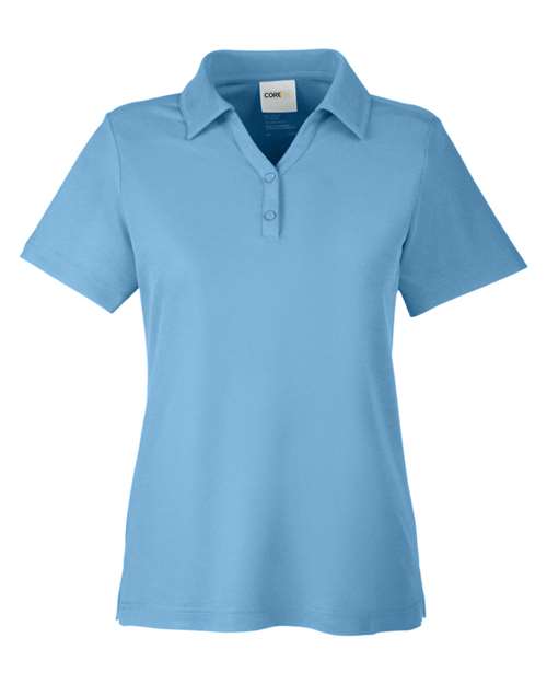 Women's Fusion ChromaSoft™ Pique Polo - Columbia Blue