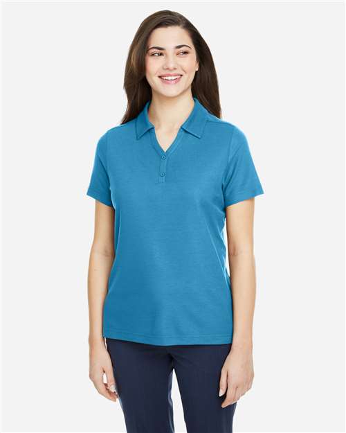 Women's Fusion ChromaSoft™ Pique Polo - Electric Blue