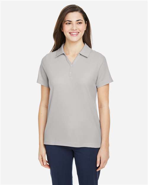 Women's Fusion ChromaSoft™ Pique Polo - Platinum