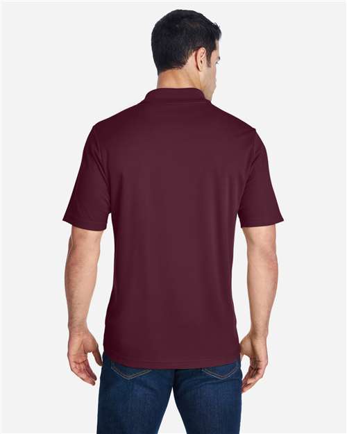 Men's Origin Performance Piqué Polo - Burgundy