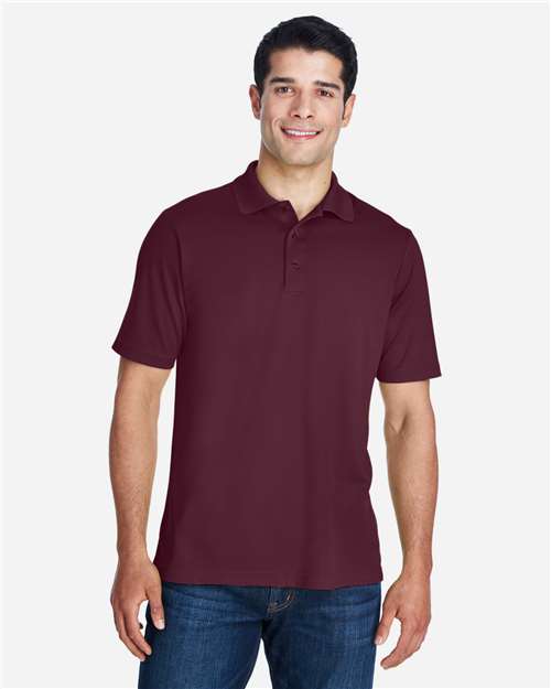Men's Origin Performance Piqué Polo - Burgundy