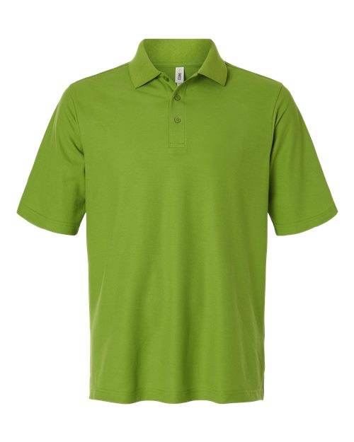 Men's Resolve CVC Performance Pique Polo - Acid Green