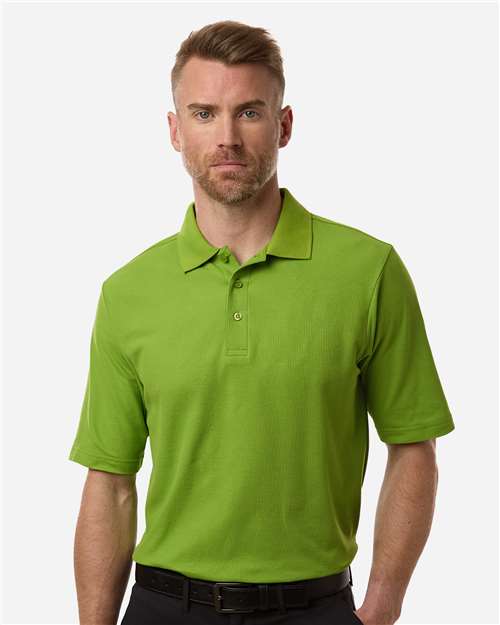 Men's Resolve CVC Performance Pique Polo - Acid Green