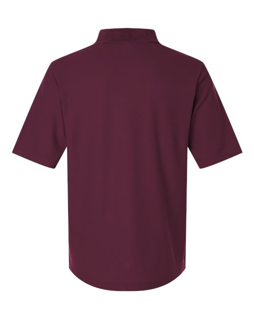 Men's Resolve CVC Performance Pique Polo - Burgundy