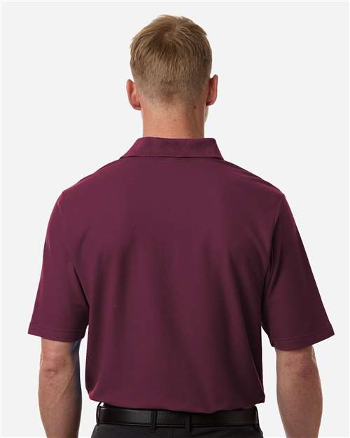 Men's Resolve CVC Performance Pique Polo - Burgundy