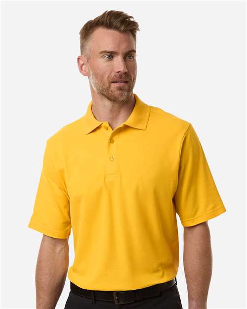 Men's Resolve CVC Performance Pique Polo - Campus Gold