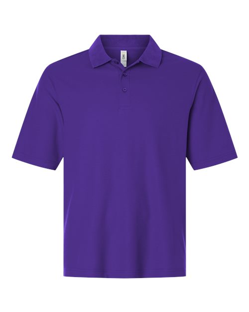 Men's Resolve CVC Performance Pique Polo - Campus Purple