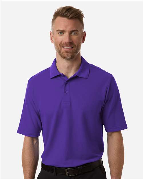 Men's Resolve CVC Performance Pique Polo - Campus Purple