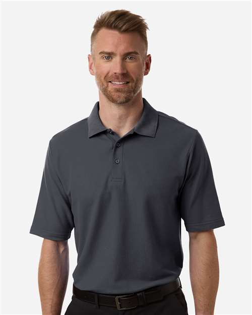 Men's Resolve CVC Performance Pique Polo - Carbon
